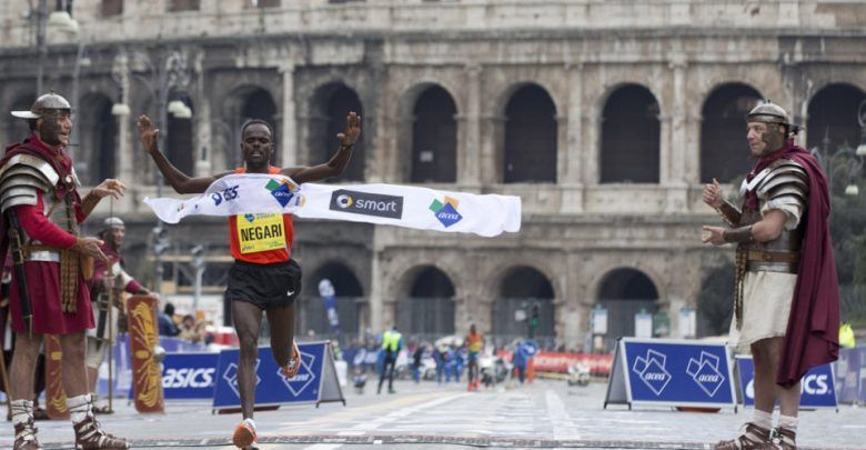 Negari gana el maratón de Roma