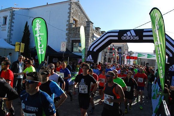 Races Trail Running, disputada esta mañana en Hoyo de Manzanares, Madrid.