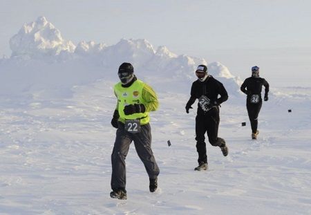 Luisete Maratón de la antartida