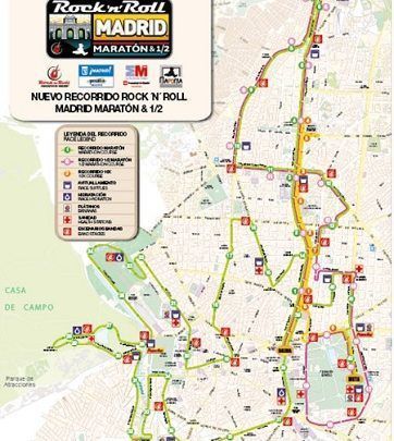 Nuevo recorrido maratón de Madrid