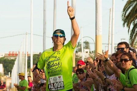 Eduardo Rangel logra la hazaña de correr ocho maratones en cuatro días