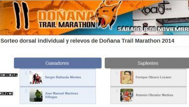 Sorteo Doñana trail Marathon