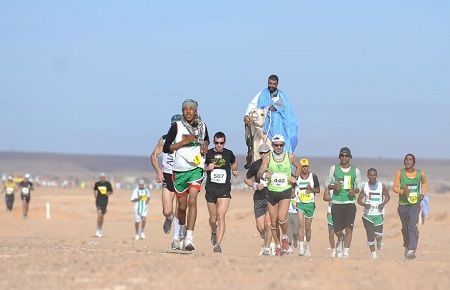 Espectacular imagen del Sahara Marathon