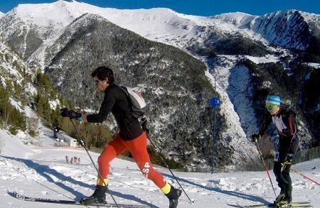 Kilian jornet en la Copa de esqui de montaña