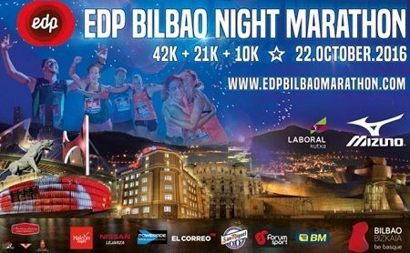 Cartel Edp Bilbao Nigth Maraton 2016