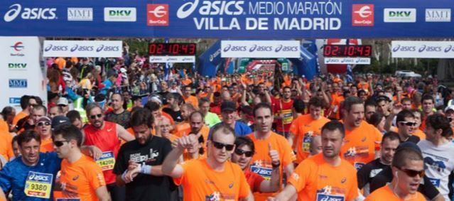 Más de corredores en el Asics Half Marathon Madrid